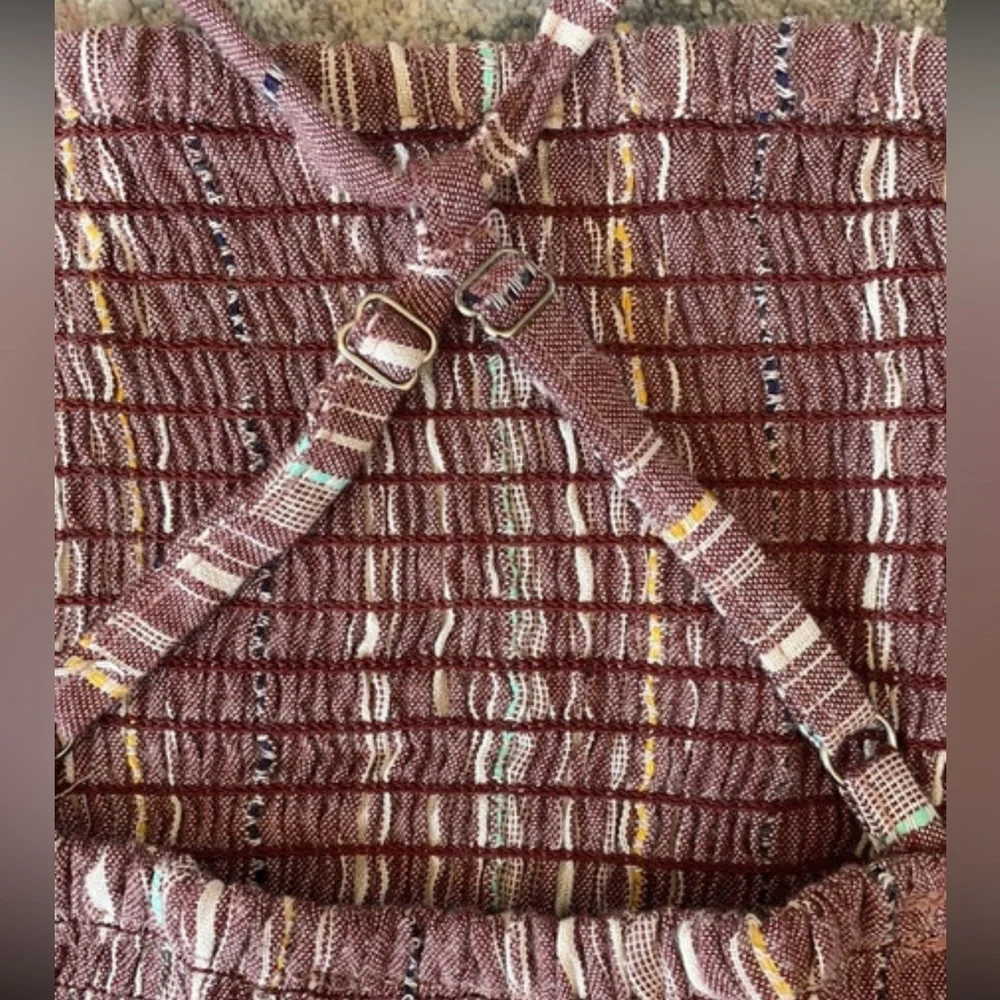 Striped Ruffle Bottom Romper - Picture 7 of 7